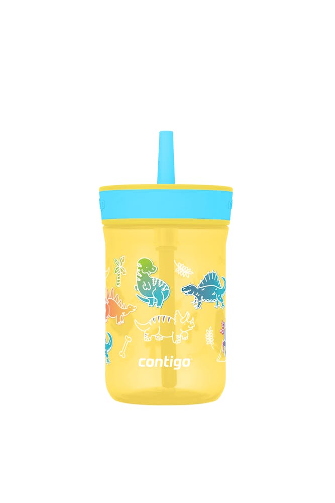 Kids’ Leighton Straw Tumbler with Spill-Proof Leak-Proof Lid, 14oz A8